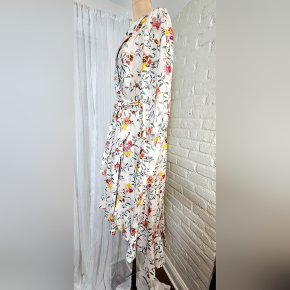 Zimmermann ElkaVine Linen Floral Wrap Dress Size 3 (US 8–10) - Picture 4 of 15